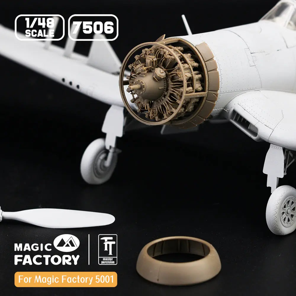 Magic Factory 1/48 P&W R-2800 Engine On Plane Version (3D printed) Magic Factory