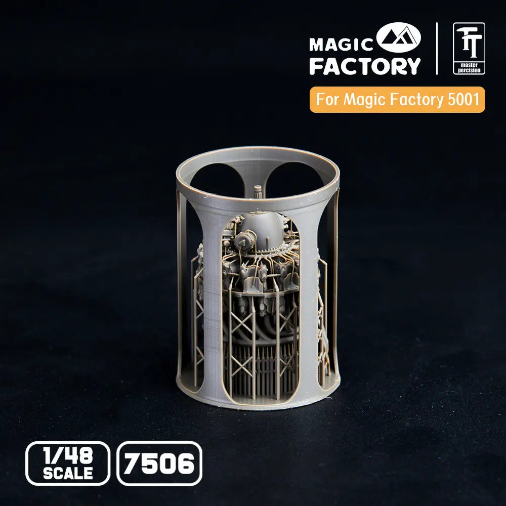 Magic Factory 1/48 P&W R-2800 Engine On Plane Version (3D printed) Magic Factory