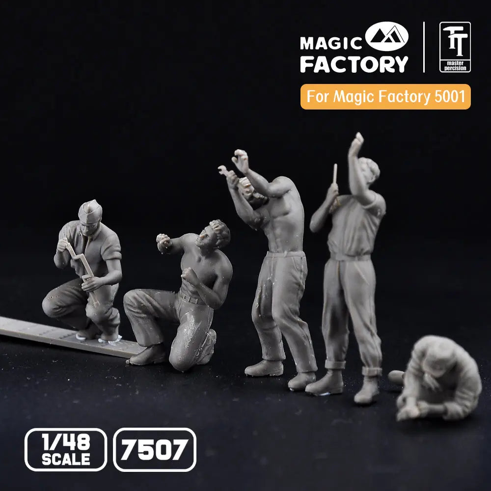 Magic Factory 1/48 Ground Service Crew Set (3D printed) Magic Factory