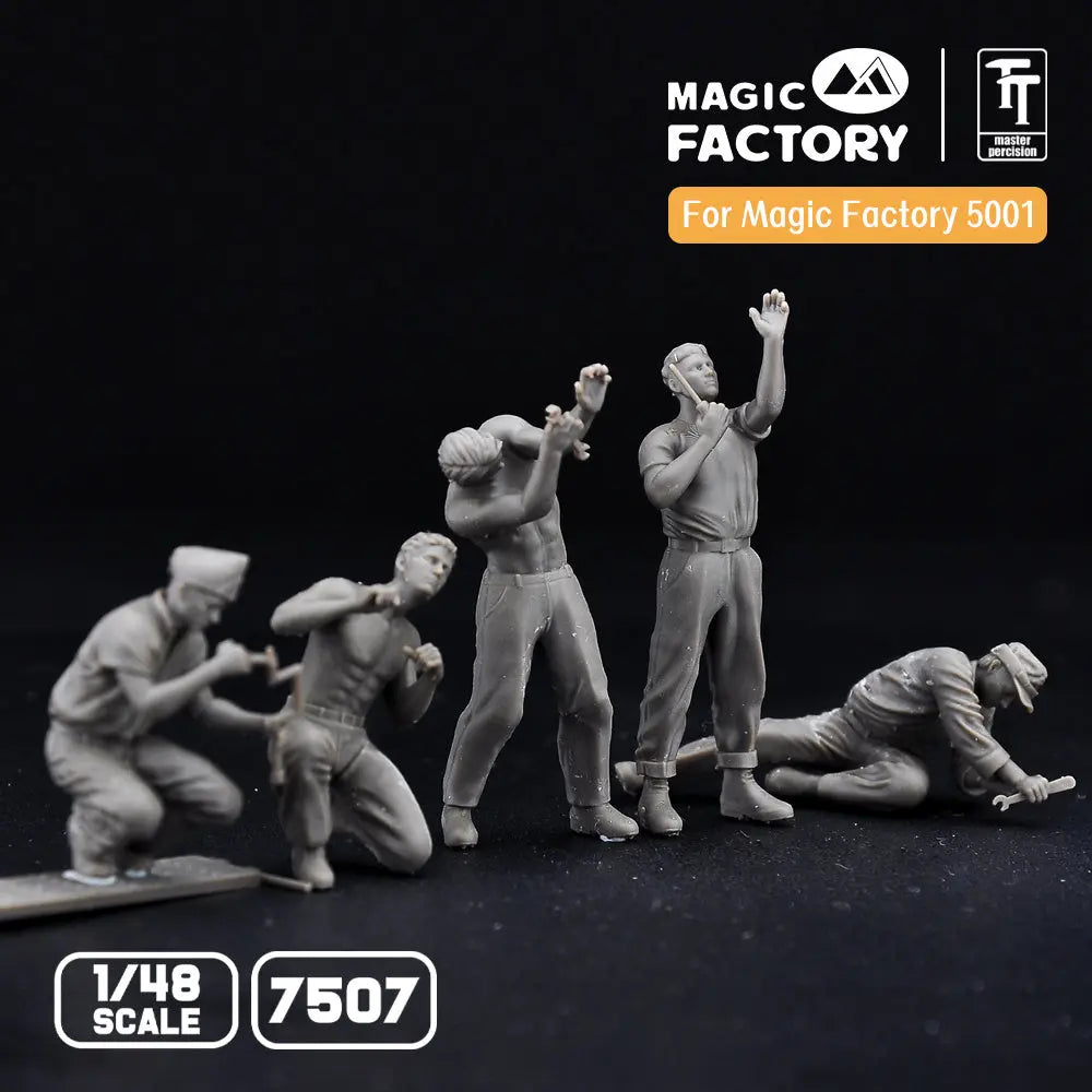 Magic Factory 1/48 Ground Service Crew Set (3D printed) Magic Factory