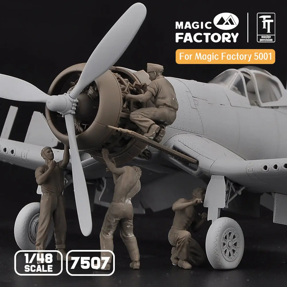 Magic Factory 1/48 Ground Service Crew Set (3D printed) Magic Factory
