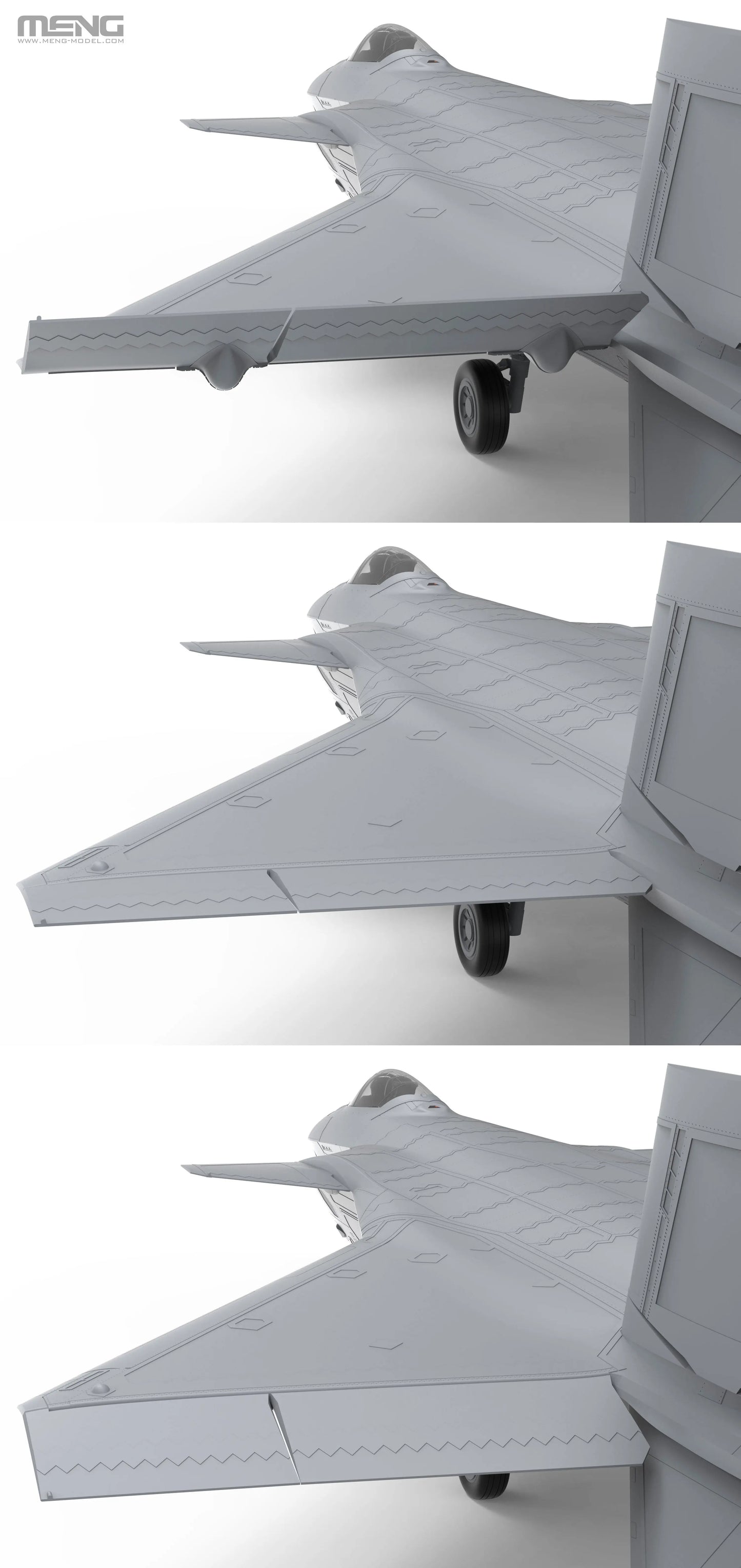 Meng 1/48 Chinese J-20 Stealth Fighter Plastic Model Kit Meng
