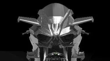 Meng 1/9 Kawasaki Ninja H2R (Pre-coloured Edition) Plastic Model Kit Meng