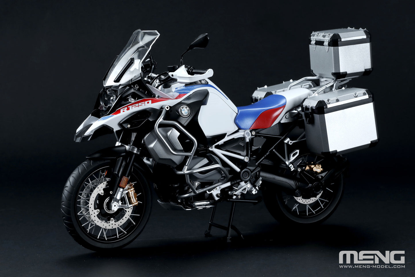 Meng 1/9 BMW R1250GS ADV (Pre-coloured Edition) Plastic Model Kit