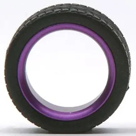 Pegasus 1/24 Sleeves 23" Alum Polished Purple W / Tire for Scale Models - Franklin Hobbies Ltd
