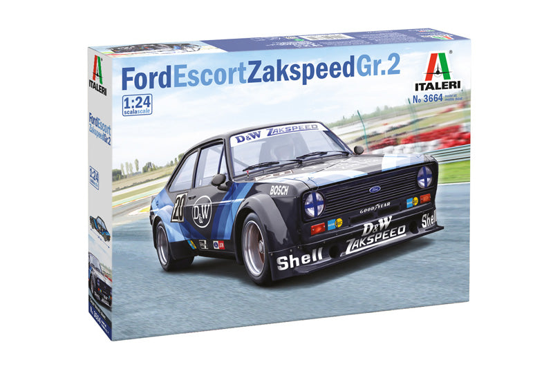 Italeri 1:24 Ford Escort Zakspeed Gr.2 Plastic Model Kit Italeri