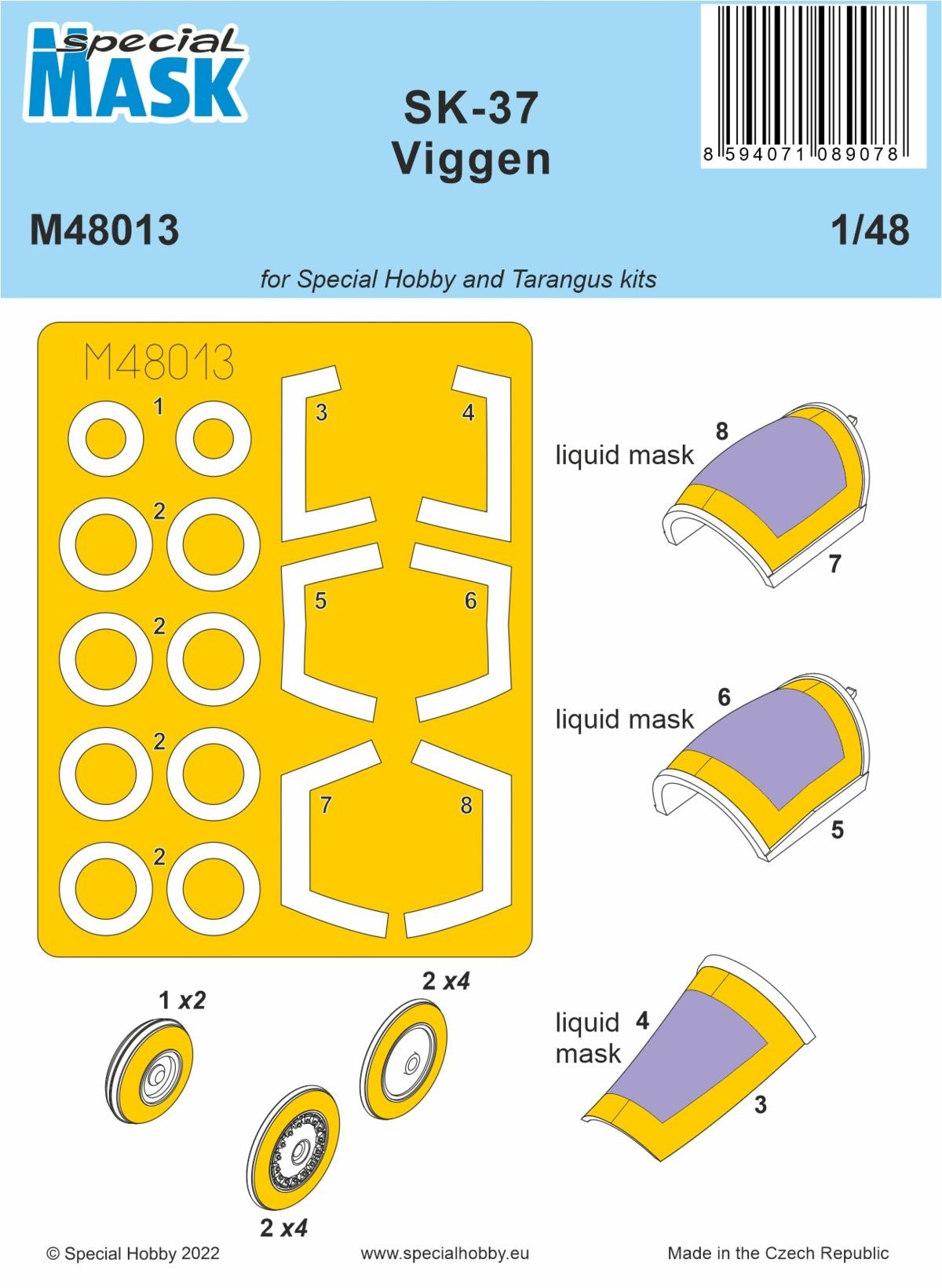 Special Hobby 1/48 SK-37 Viggen MASK Special Hobby