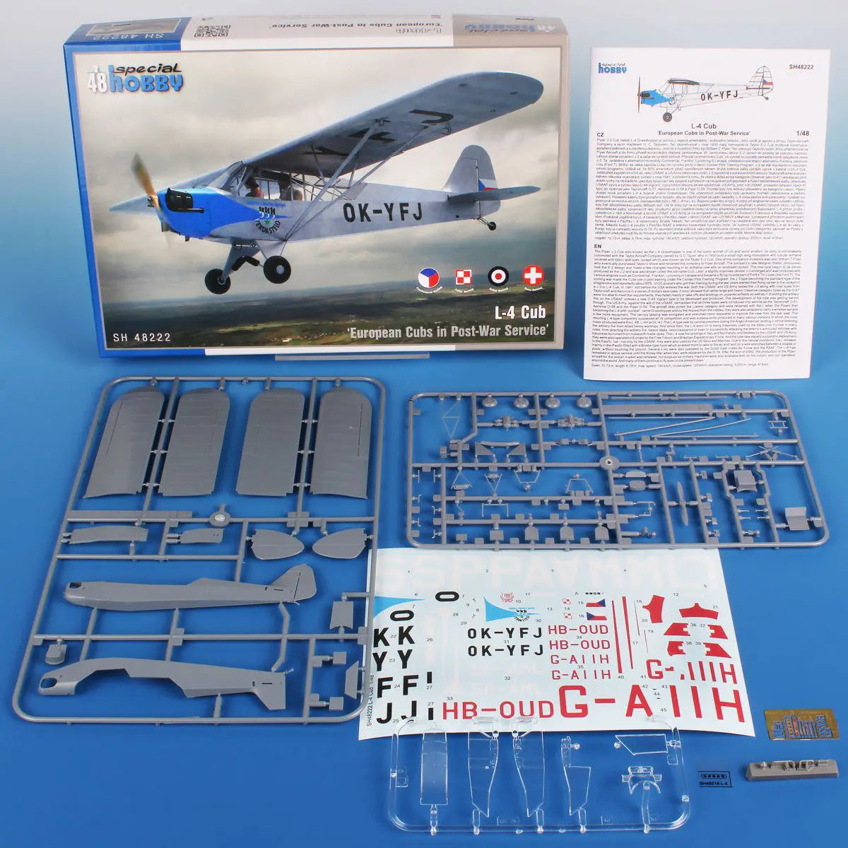 Special Hobby 1/48 L-4 ‘Cub in Post War Service’ Plastic Model Kit Special Hobby