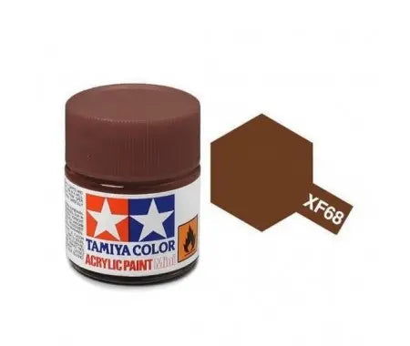 Tamiya Color Acrylic Paint XF-68 Nato Brown 10ml Tamiya