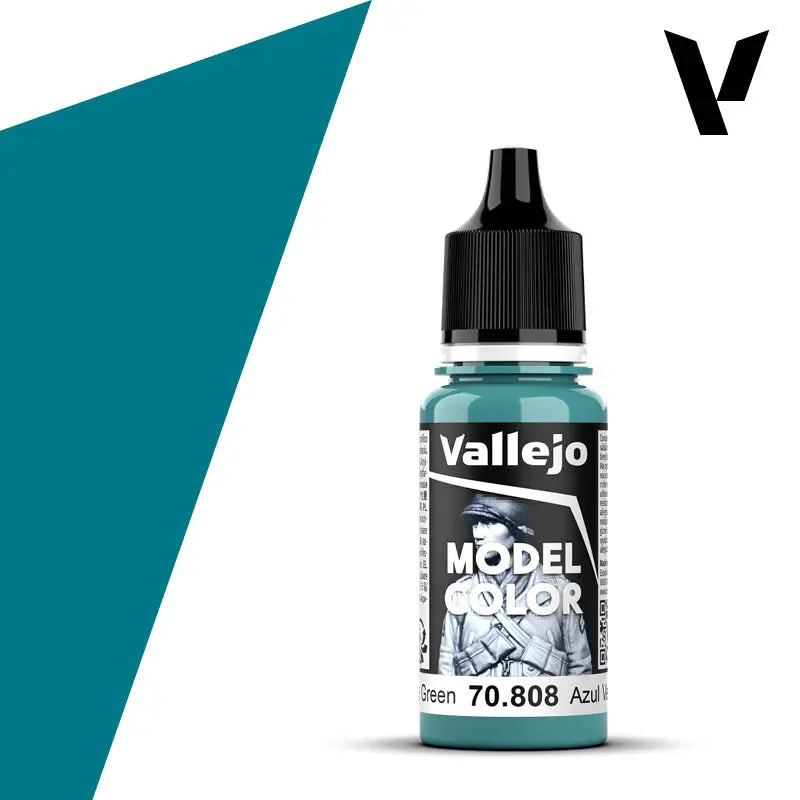 Vallejo Model Colour Blue Green 18 ml Acrylic Paint Vallejo