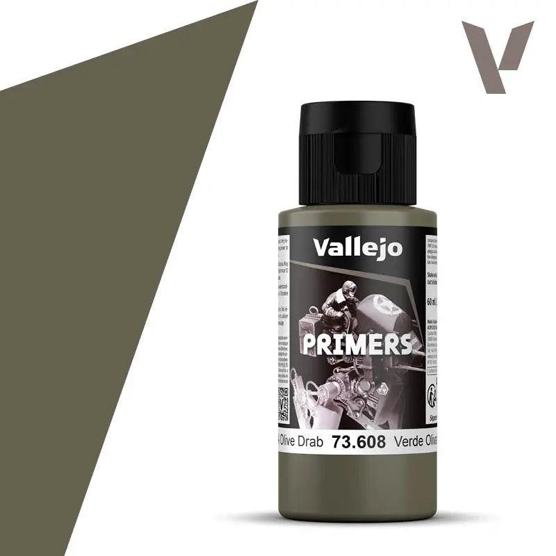 Vallejo Surface Primer US Olive Drab 60 ml - Franklin Hobbies Ltd