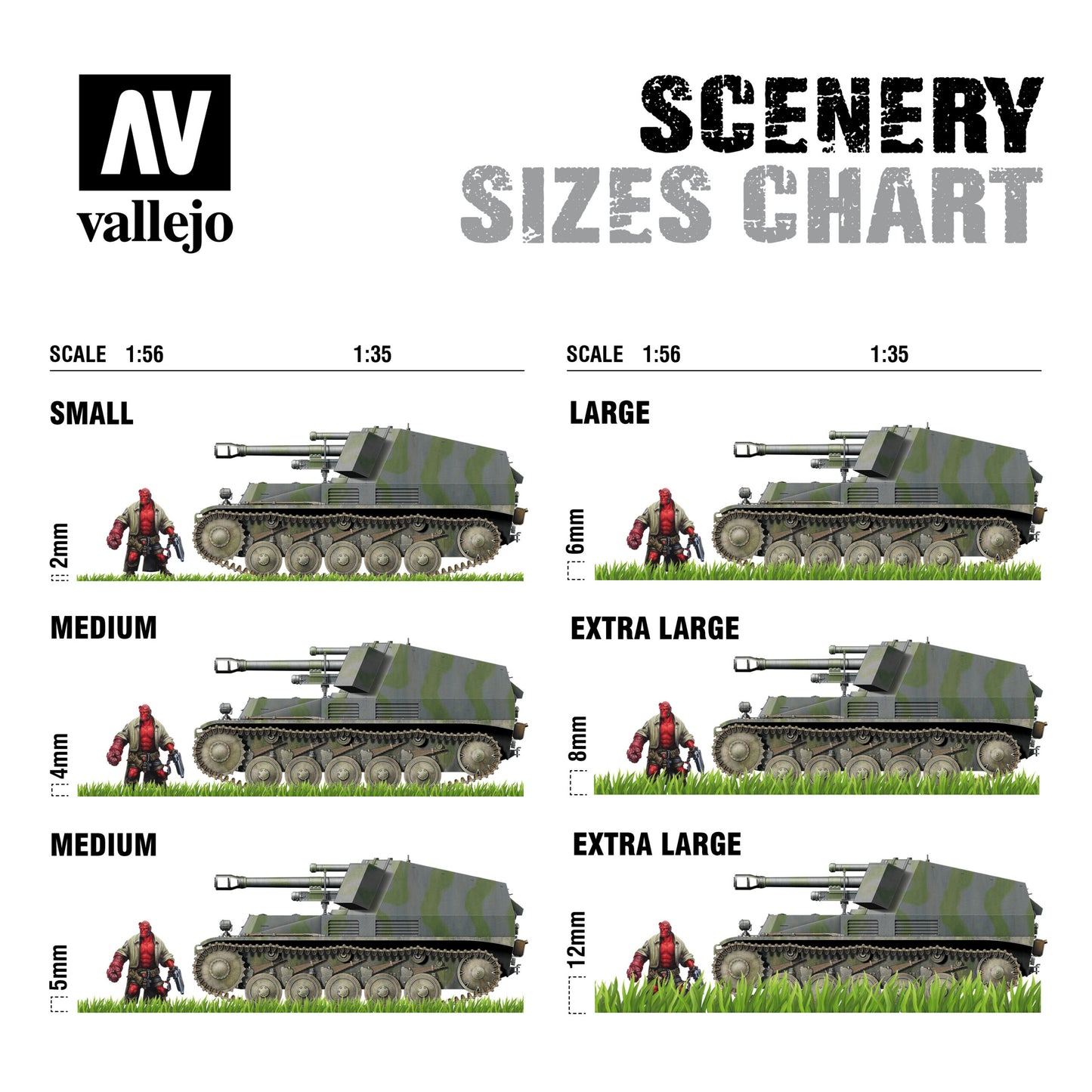 Vallejo 6mm Wild Tuft - Burned Diorama Accessory