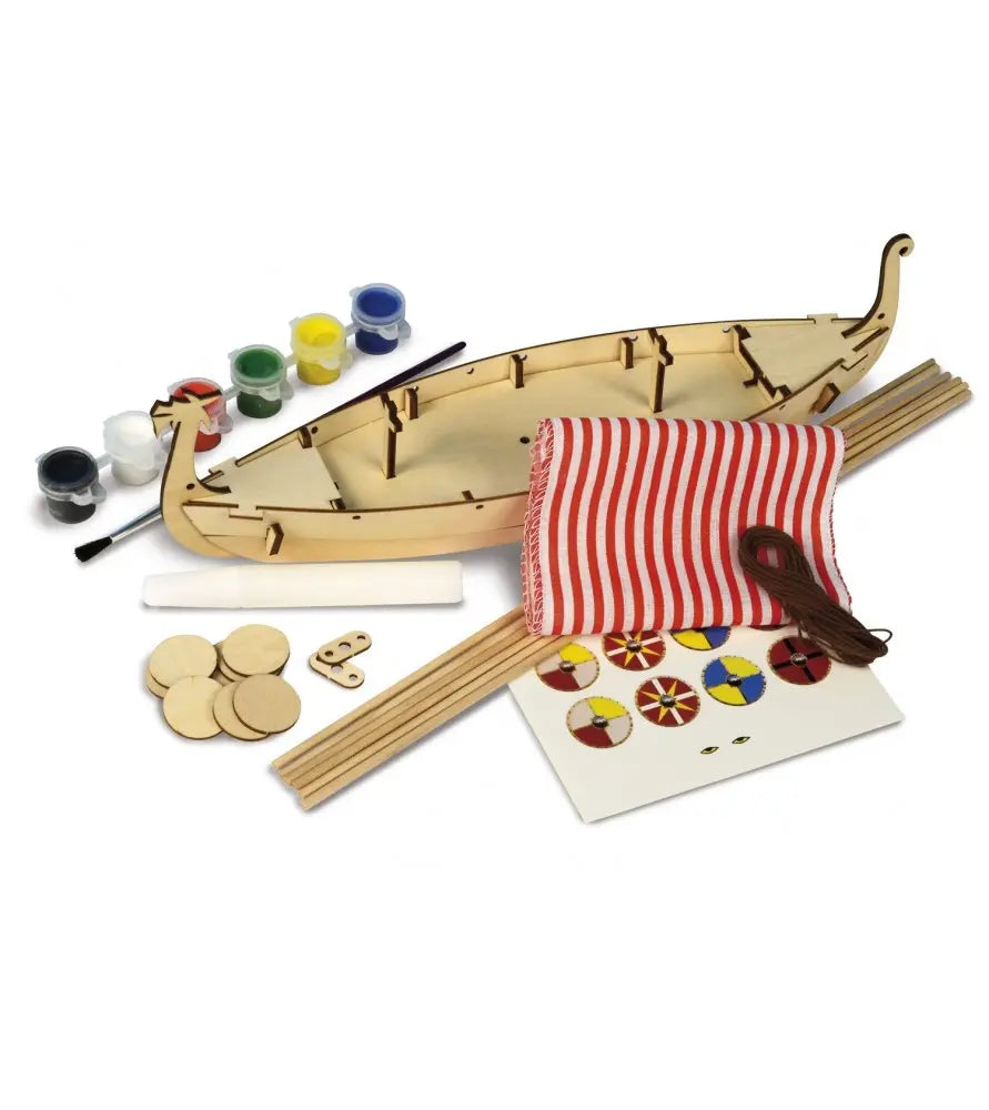 Artesania Latina Viking Drakkar for Kids Wooden Ship Model Artesania Latina