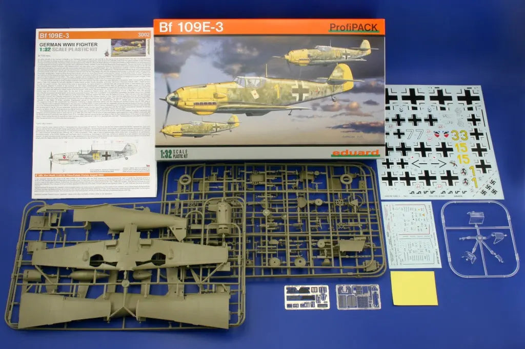 Eduard 1/32 Bf 109E-3 ProfiPACK Plastic Model Kit Eduard