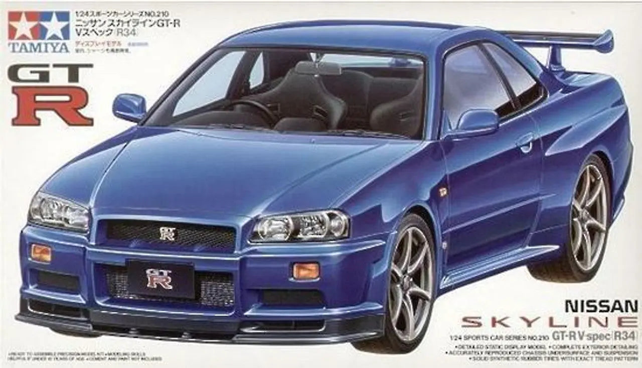 Tamiya 1:24 Nissan Skyline GT-R V-Spec (R34) Tamiya