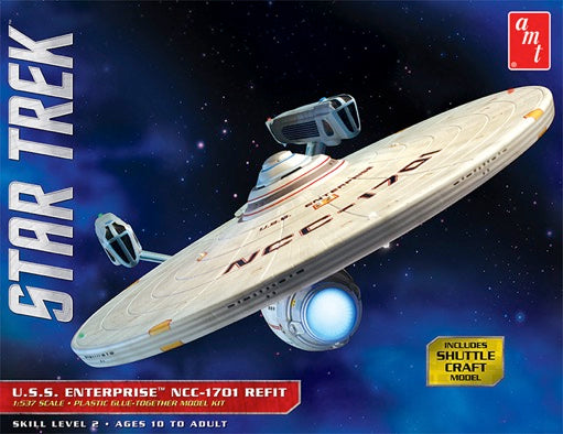 AMT 1:537 Star Trek U.S.S Enterprise NCC-1701 Refit