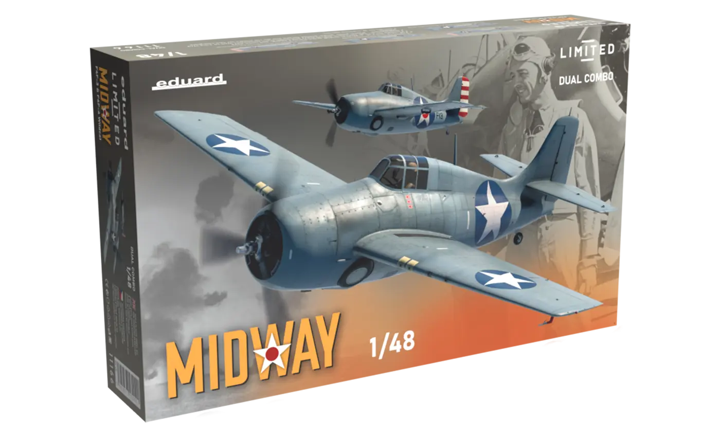 Eduard 1/48 MIDWAY DUAL COMBO Limited edition Plastic Model Kit Eduard