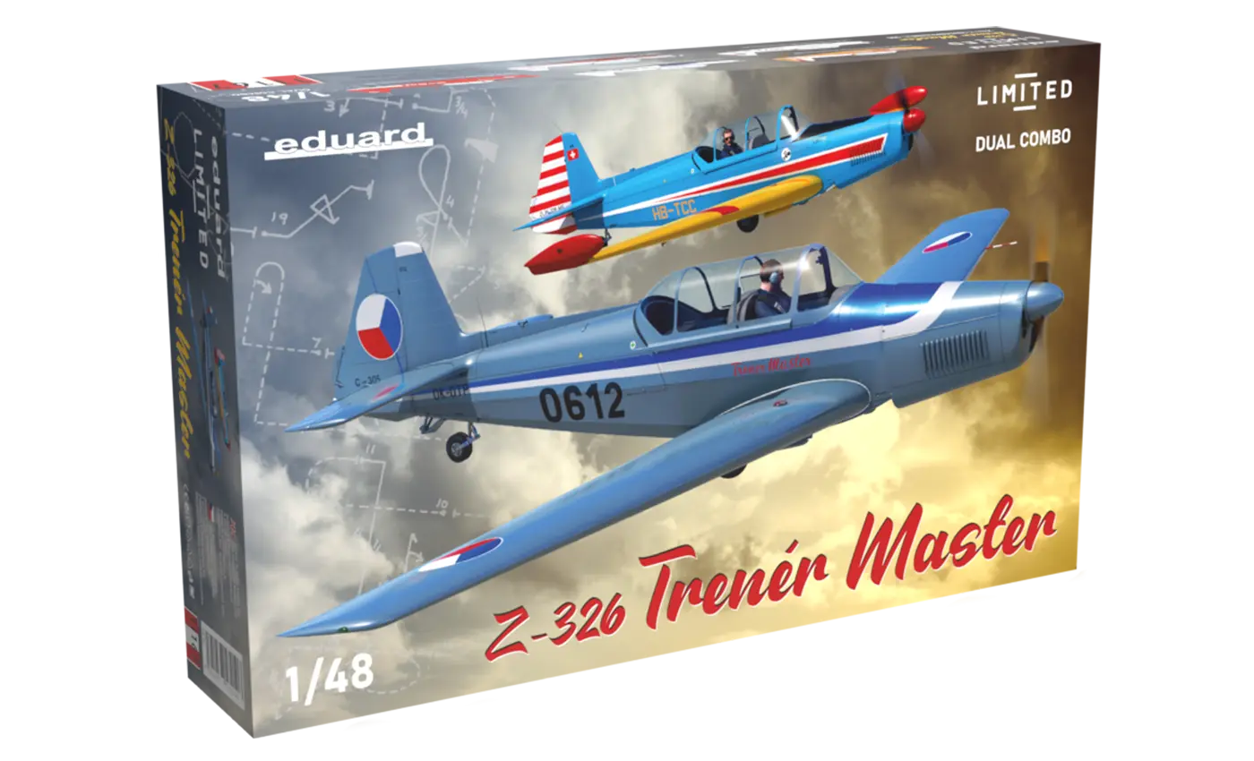 Eduard 1/48 Z-326 Trenér Master DUAL COMBO Limited edition Plastic Model Kit Eduard
