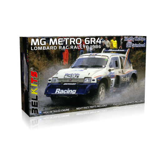 Belkits 1:24 MG Metro 6R4 1986 Jimmy Mcrae RAC Rally