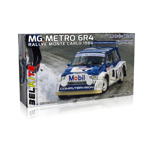 Belkits 1:24 MG Metro 6R4 1986 M.Wilson Monte Carlo