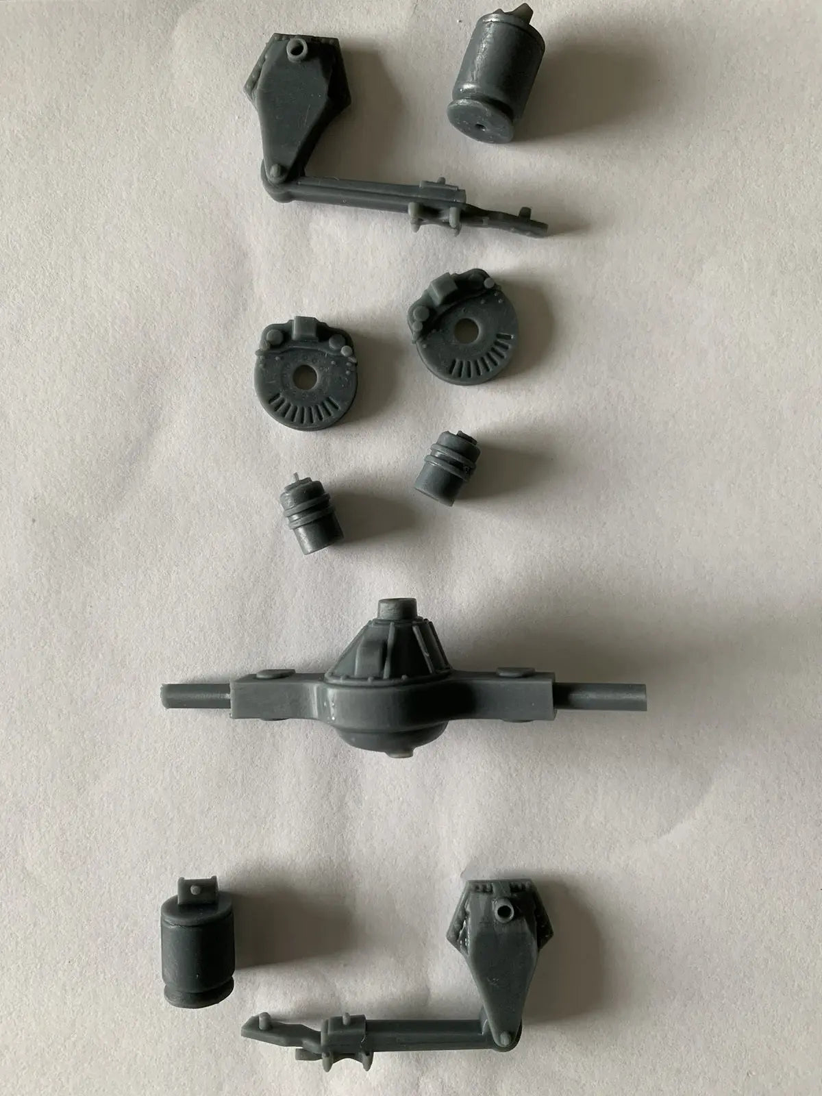 1:24 Scania 6x4 Conversion - First Drive Axle Set Franklin Hobbies Resin Parts