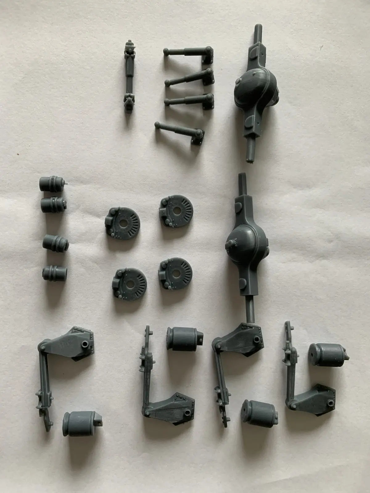 1:24 Scania 6x4 Conversion Set with out chassis rails Franklin Hobbies Resin Parts