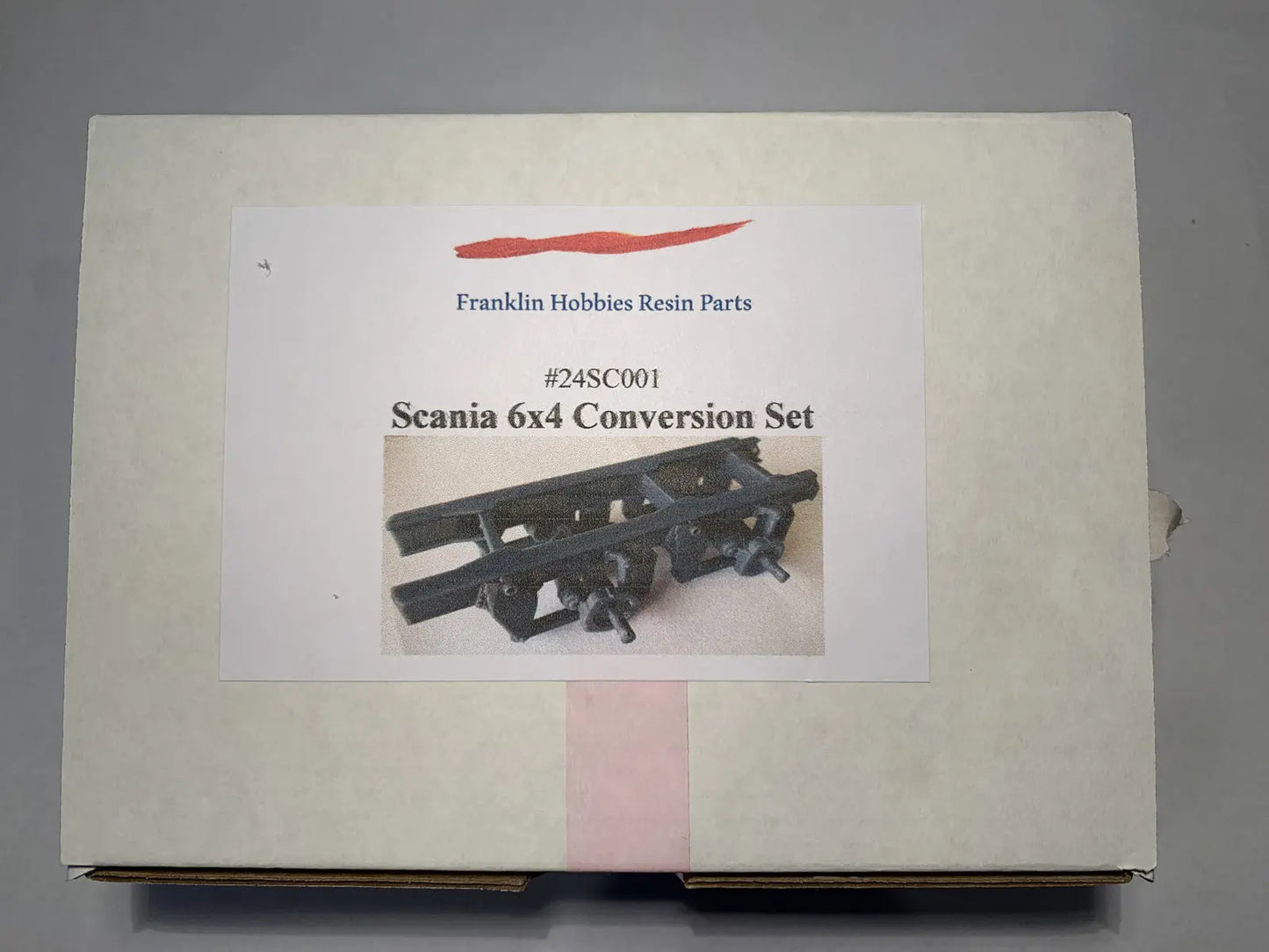 1:24 Scania 6x4 Conversion Set Franklin Hobbies Resin Parts