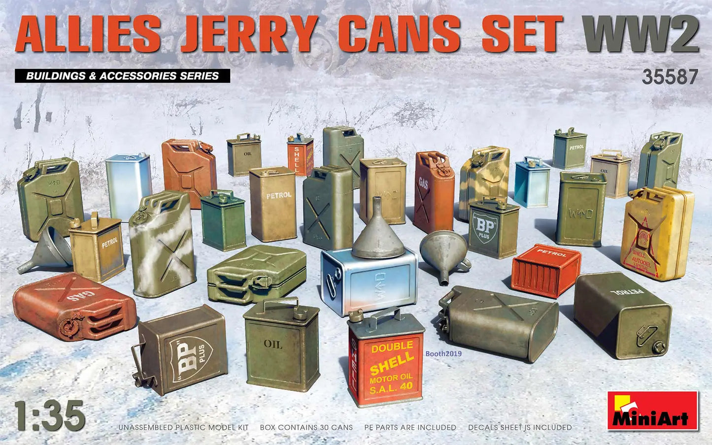 Miniart 1:35 Allies Jerry Cans Set WW2 MiniArt