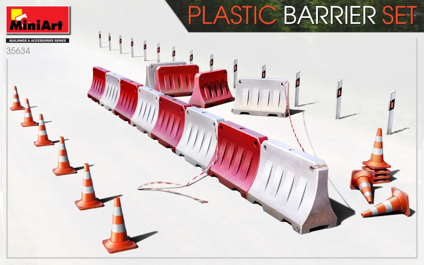 Miniart 1:35 Plastic Barrier Set MiniArt
