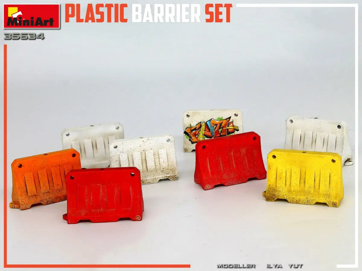 Miniart 1:35 Plastic Barrier Set MiniArt