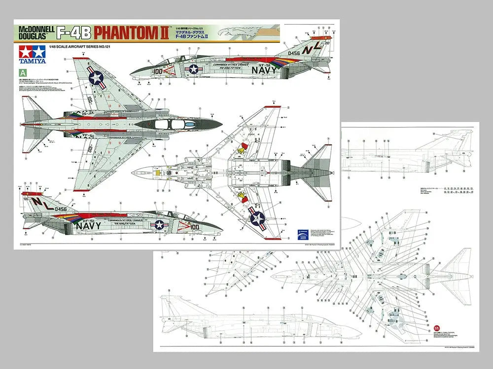 Tamiya 1:48 McDonnell Douglas F-4B Phantom II Tamiya