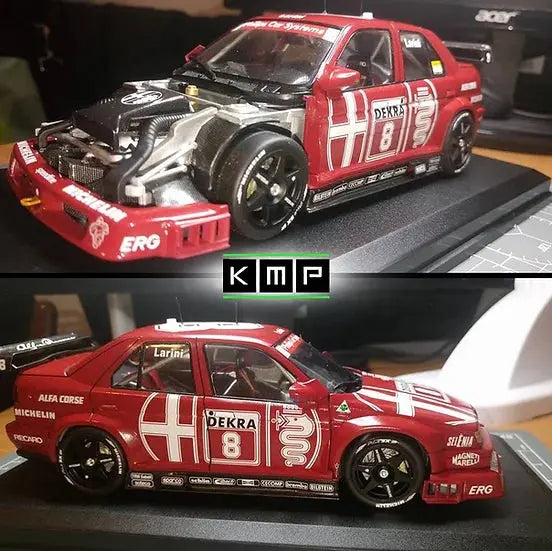KMP 1:24 Alfa Romeo 155 V6 Ti Missing Logos Decal Sheet KMP