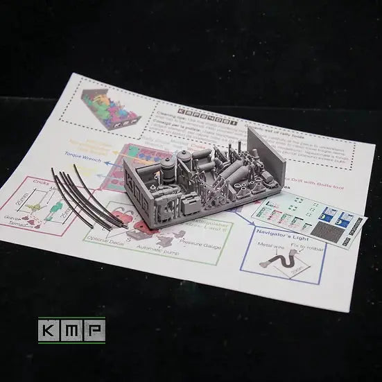 KMP 1:24 Rally Interiors super detailing set KMP