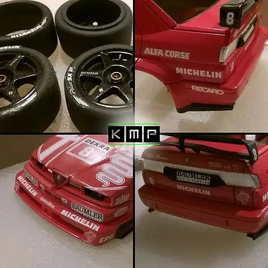 KMP 1:24 Alfa Romeo 155 V6 Ti Missing Logos Decal Sheet KMP