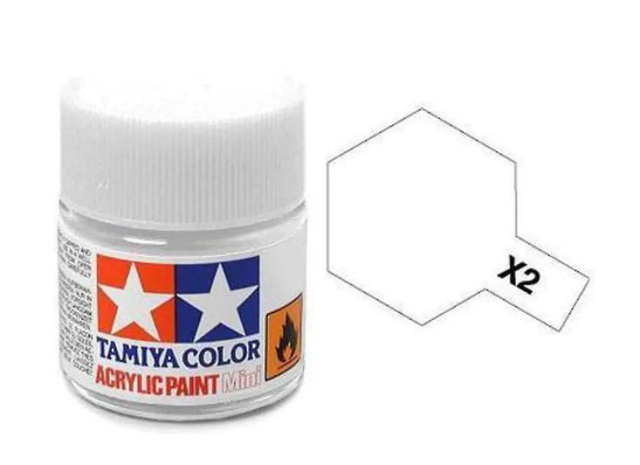 Tamiya Color Acrylic Paint X-2 Gloss White 10ml Tamiya
