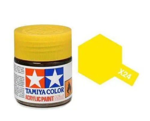 Tamiya Color Acrylic Paint X-24 Clear Yellow 10ml Tamiya