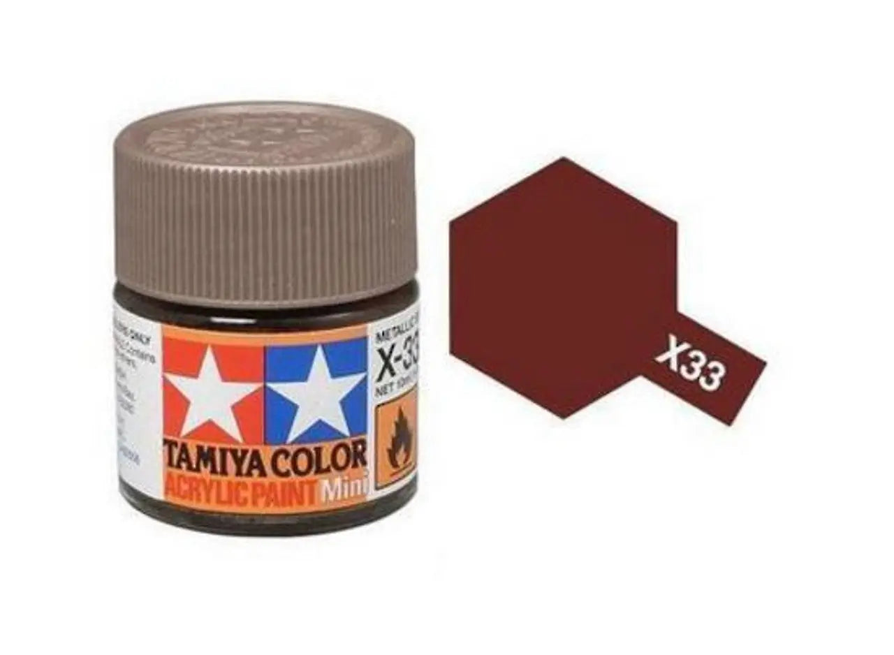 Tamiya Color Acrylic Paint X-33 Bronze 10ml Tamiya