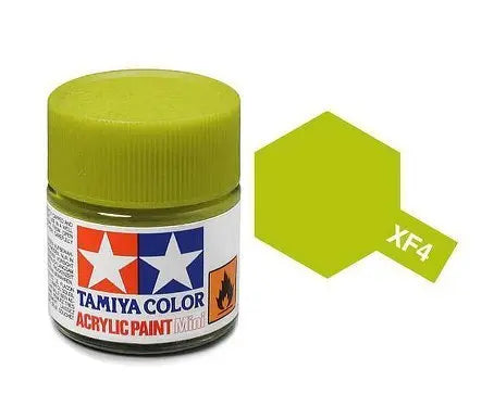Tamiya Color Acrylic Paint XF-4 Flat Yellow Green10ml Tamiya