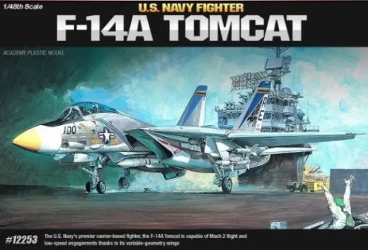 Academy 1/48 F-14A Tomcat Plastic Model Kit Academy