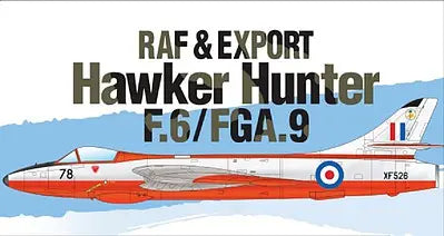 Academy 1/48 RAF & Export Hawker Hunter F.6/FGA.9 Plastic Model Kit Academy