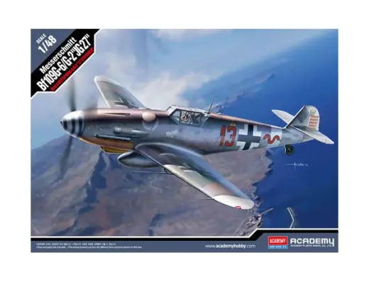Academy 1/48 Messerschmitt Bf109G-6/G-2 "JG 27" Plastic Model Kit Academy