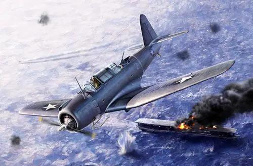 Academy 1/48 SB2U-3 "Battle of Midway" Plastic Model Kit Academy