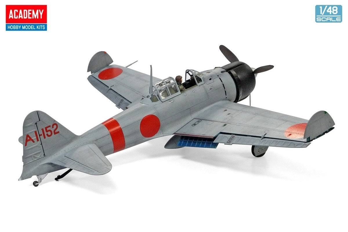 Academy 1/48 A6M2b Zero Fighter Model 21 "Battle of Midway" Plastic Model Kit Academy