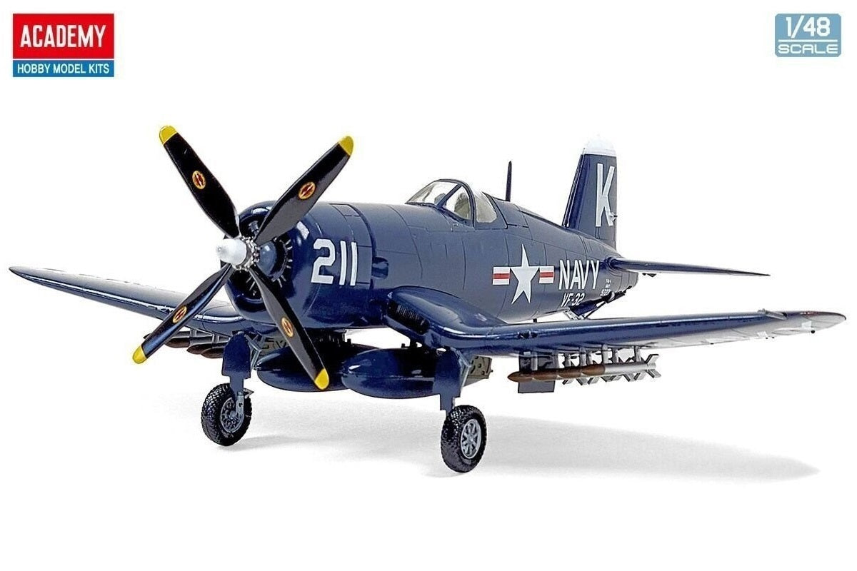 Academy 1/48 USN F4U-4 "Battle of Jangjin Reservoir" Plastic Model Kit Academy
