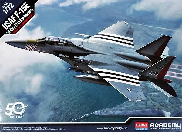 Academy 1/72 USAF F-15E "D-Day 75th Anniversary" Plastic Model Kit Academy