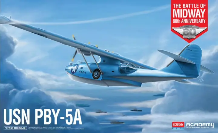 Academy 1/72 USN PBY-5A "Battle of Midway" Plastic Model Kit Academy