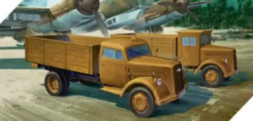 Academy 1/72 German Cargo Truck E/L Plastic Model Kit Academy