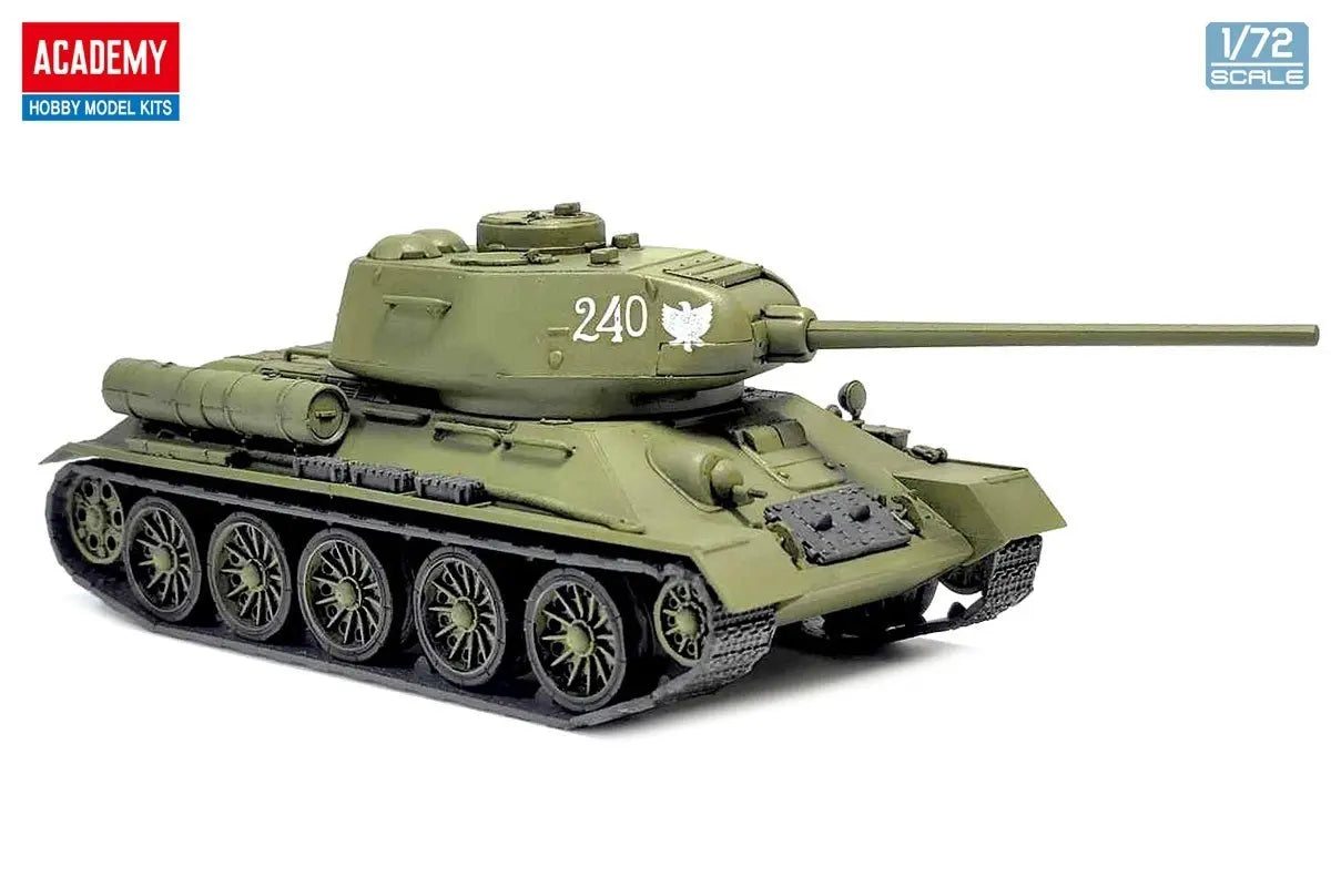 Academy 1/72 Soviet Medium Tank T-34-85 Plastic Model Kit Academy