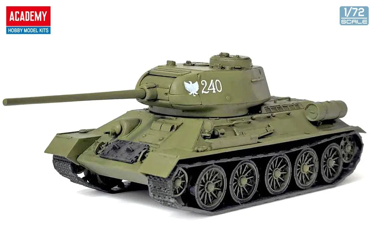 Academy 1/72 Soviet Medium Tank T-34-85 Plastic Model Kit Academy