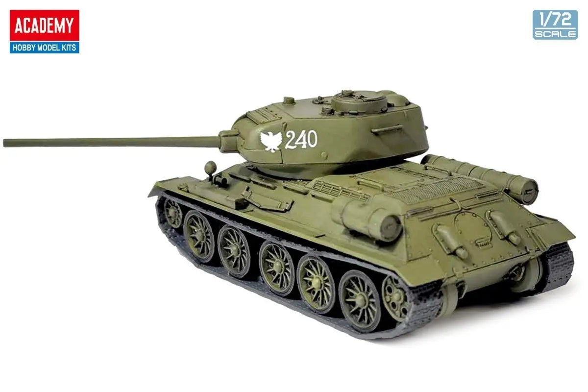 Academy 1/72 Soviet Medium Tank T-34-85 Plastic Model Kit Academy